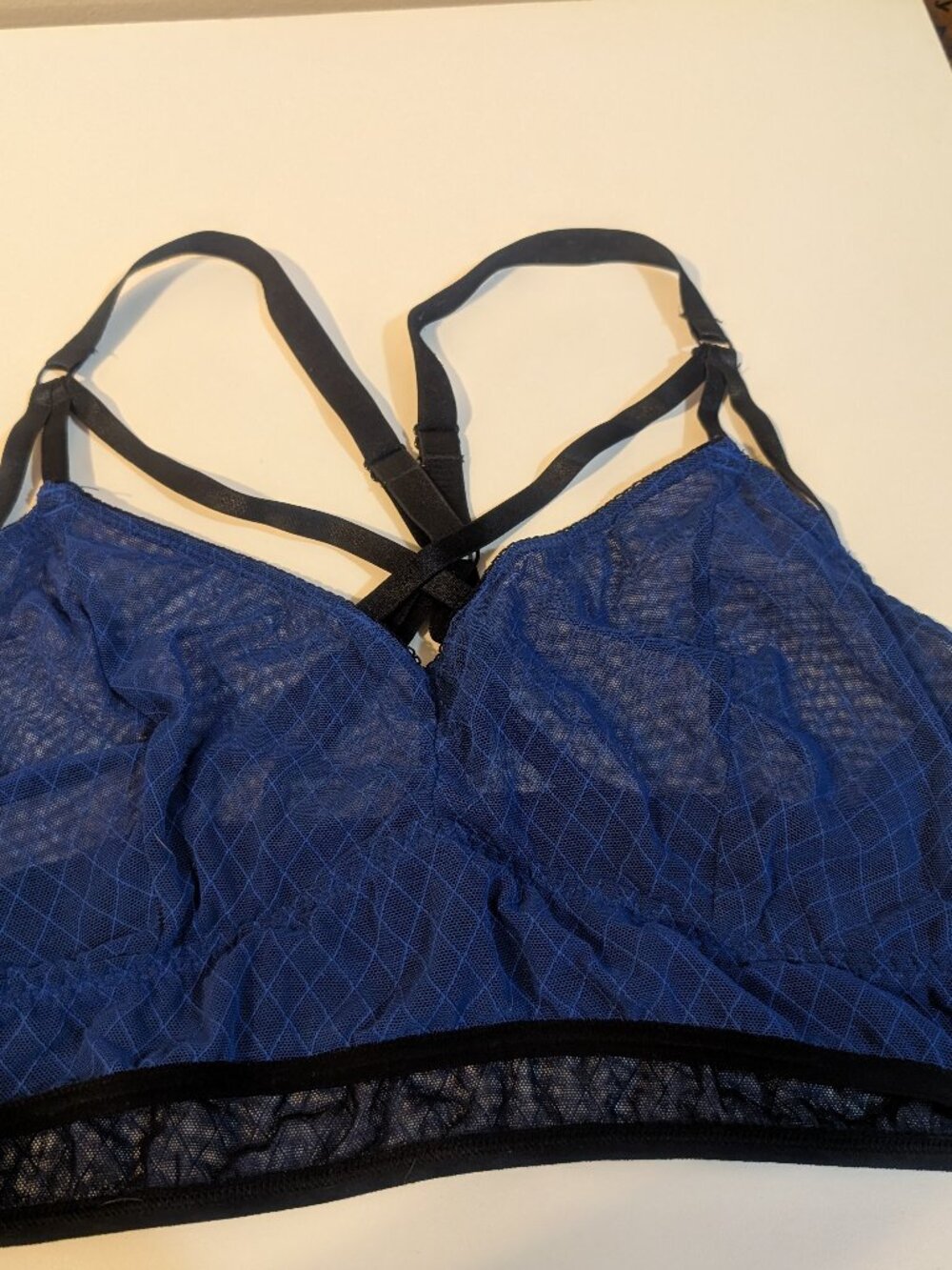 Womens Unlined Longline Bralette, size 14-16